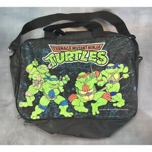 Vintage 1989 TMNT Teenage Mutant Ninja Turtles Duffle Messenger Bag